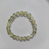 Azeztulite Crystal Quartz Bracelet High Frequency Gemstone Jewelry