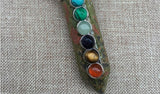 Natural Crystal Stone Pendant Seven Star Sword Crystal Pendant