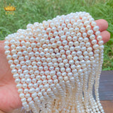 Round Potato Pearl Beads, Genuine Pearl Beads