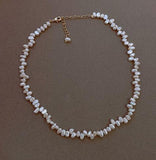 Irregular Freshwater Pearl Necklace Student Women Jewelry