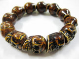 Skull Bracelet Men's Gothic Punk Rock Jewelry for Party