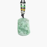Natural Burmese Jade Horse Pendant A-Level Jewelry for Men and Women