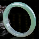 Zheru Jewelry Natural Myanmar Emerald Green 54-64mm Two-Color Bracelet
