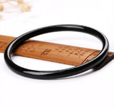 Zheru Jewelry Nat Hetian Jade 54-64mm Grn Round Bar Bracelet Prin Gift