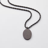 Ayatul Kursi Oval Necklace Stainless Steel Pendant Plated Muslim Jewelry Gift