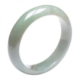 Natural Burmese Jadeite 54-64mm Light Bracelet Princess Jewelry
