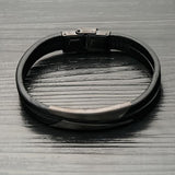 Europe & US Stainless Steel Leather Bracelet Hand Decoration