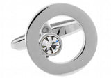 Crystal Rhinestone Cufflinks Wholesale Retail Copper