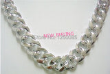 100pcs Silver Chunky Chain CCB Link Accessory 30x20mm