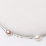 Pearl Necklace 925 Sterling Silver Choker Pendant Jewelry Gift