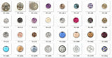 10pcs Mixed Silver Plated 33mm Moneda My Coin Disc Coin Holder Pendant