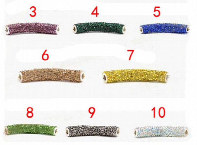 Tube!WERY CZ Disco Ball Beads Bracelet - Fashion Gift Jewelry