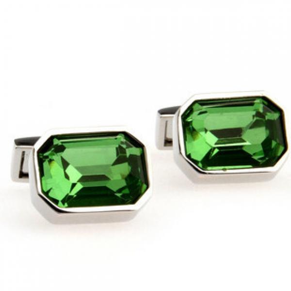 Crystal Series Male Cufflinks 3 Pairs/Lot 150426