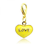 Love Letter Heart Lobster Clasp Pendants Necklace DIY Jewelry Accessories
