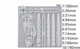 Magic Wand Silicone Keychain Resin Tools