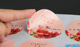 Transparent Thank You Label Sticker Circular Sealing DIY Label