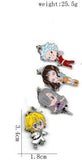 Japanese The Seven Deadly Sin DIY Jewelry Making Charms Set