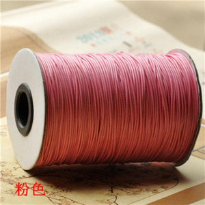 200 Yards 1MM Waxed Thread Polyester Cord String Strap Necklace