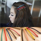 10 pcs Girls Hair Clips Candy Cloth Barrettes Hairpin