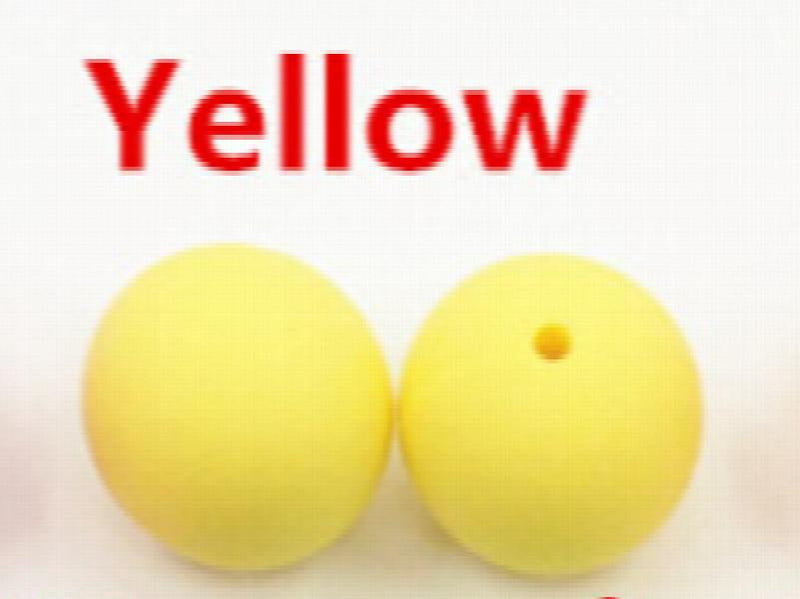 20mm BPA Silicone Teething Beads Round Loose Baby Safe DIY Necklace Beads