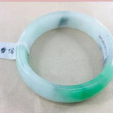 Natural Jadeite Bracelet Double 54-62mm Female Jade Bracelet Gift Certificate