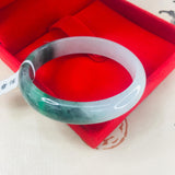 Zheru Jewelry Pure Natural Jadeite Bracelet 54-62mm Female Jade Bracelet