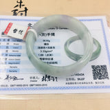 Zheru Jewelry Natural Jadeite Bracelet Light Purple 54-62mm Double Female Jade