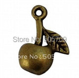 Pack of 160 Antique Bronze Cherry Charms
