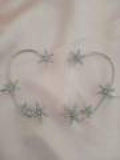 Flash Butterfly Ear Hook Ear Clip Earrings