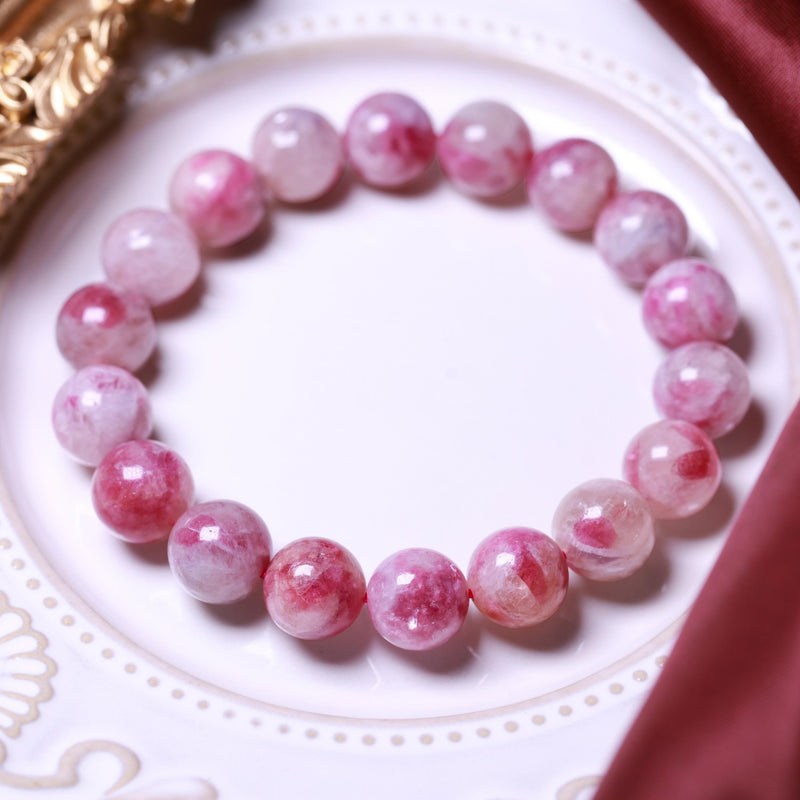 Lepidolite Watermelon Tourmaline Bracelet 8mm