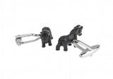 Sunnylink Men's Gray Horse Animal Cufflinks for shirt L1143