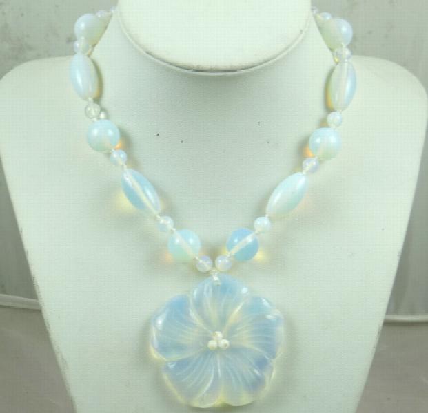 Turquoise Quartz Crystal Opal Aventurine Pendant for DIY Jewelry Making
