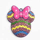 10pcs/lot Minnie Rhinestone Pendants for Necklace