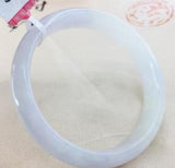 Natural Ice Bottom Light Purple Jadeite Bracelet 54-62mm Female