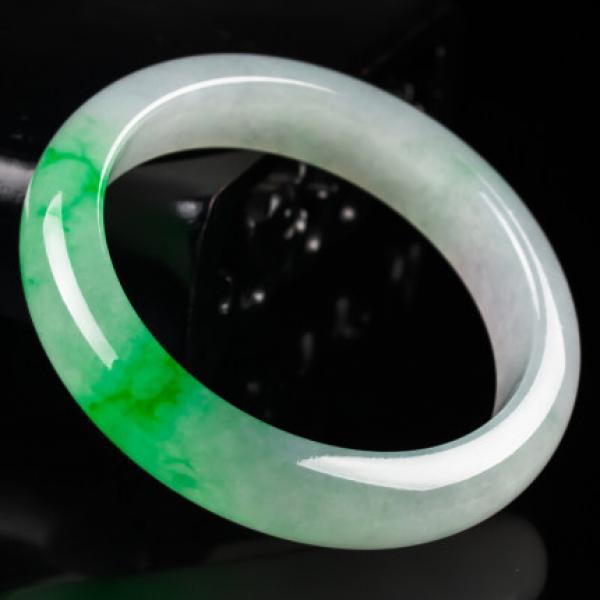Zheru Jade Two-Tone Bracelet - Elegant Jewelry for Women