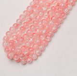 240pcs 10mm Glass Beads for DIY Bracelet Making in 65 Colors