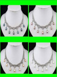 Wholesale 7-9mm Pink Purple Pearl Pendant Necklace AA