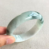 Natural Myanmar Emerald Two-color Floating Bracelet for Women