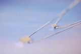 925 Silver Square Double Necklaces For Women