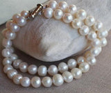 Freshwater Pearl Bracelet AA 8-9MM Magnet Clasp