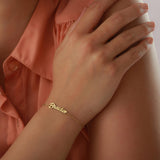 Personalized Name Bracelet - Stainless Steel Name Jewelry