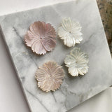 5pcs Natural Flower Shell Pendants 28mm DIY Jewelry Making