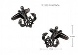 Gun Anchor Series Cuff Links Men's French Shirts Accessories