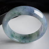 Natural Burmese Jade Light 54-64mm Bracelet Princess Jewelry Gift
