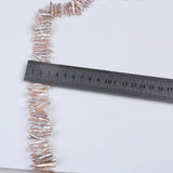 Large Freshwater Biwa Shape Pearl Strands