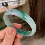Natural Burmese Jade 54-62mm Bracelet Princess Jewelry Gift