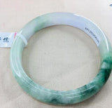Zheru Natural Jadeite Bracelet Double 54-62mm Female Jade Gift
