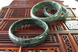 Zheru Jewelry Natural Burmese Emerald Dark Green Bracelet