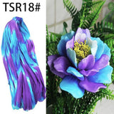 5Pcs Multicolor Artificial Flowers Nylon Wedding DIY Wreath Supplies