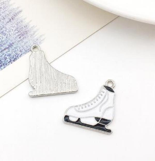 40PCS Winter Cartoon Xmas Alloy Pendant Earrings Necklace Bracelet DIY Jewelry